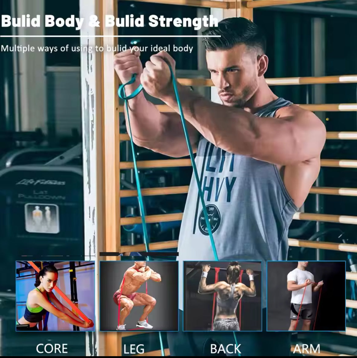 Premium resistance bands