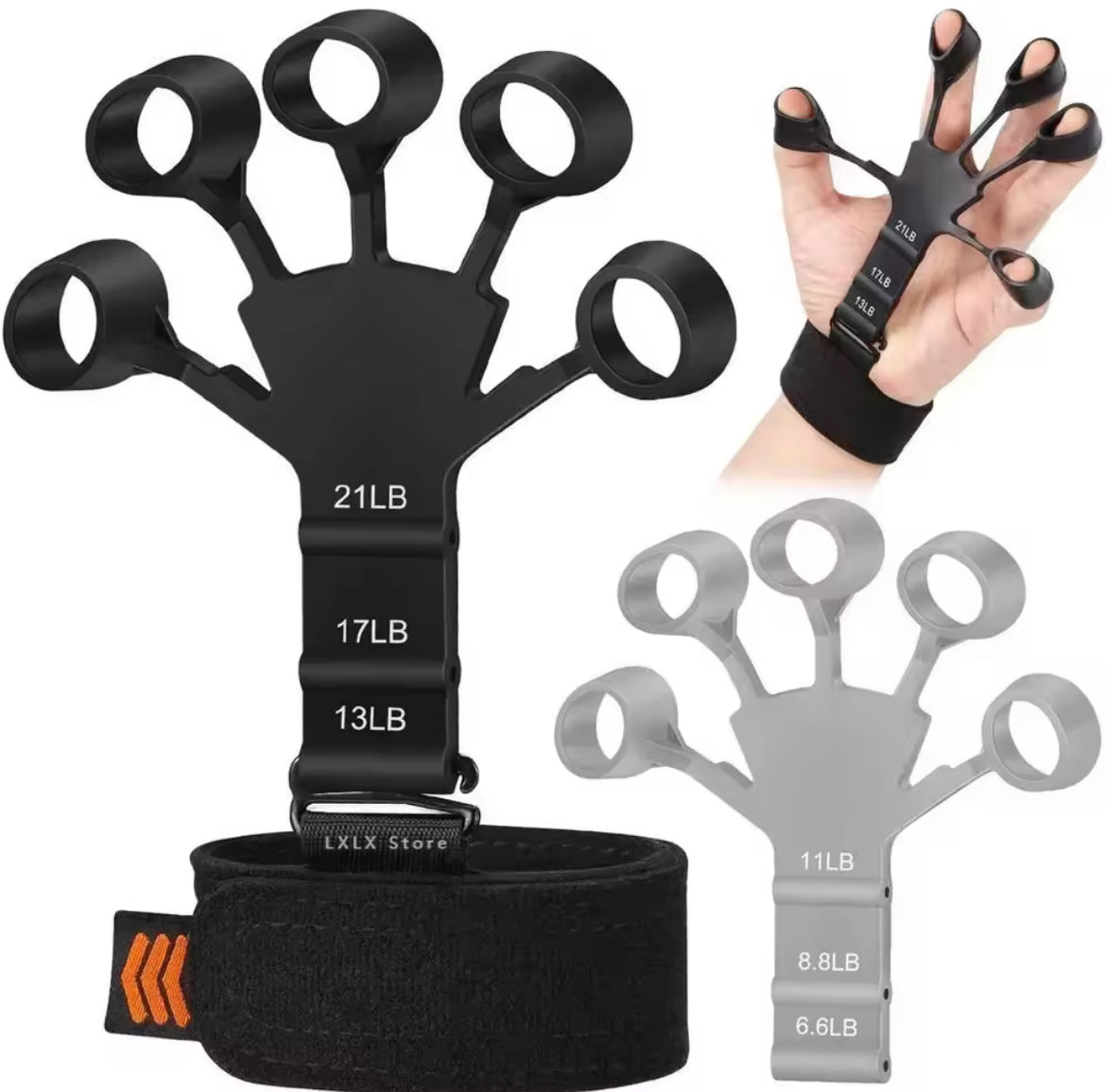 Forearm grip strengthener